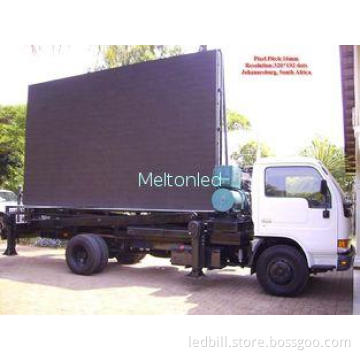 Aluminum or Iron Full Color Led Mobile Billboard on Vehicle